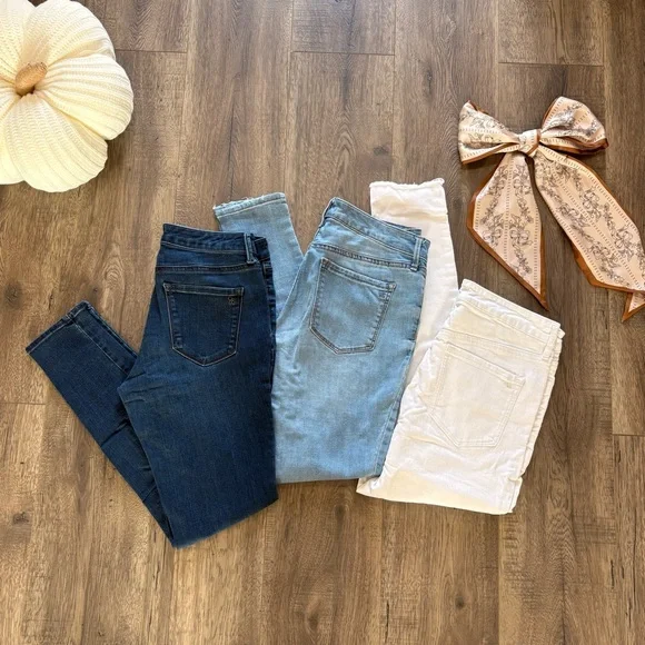 Jessica Simpson Women's Jeans - Dark Blue, Light Blue, White - Picture 1 of 7